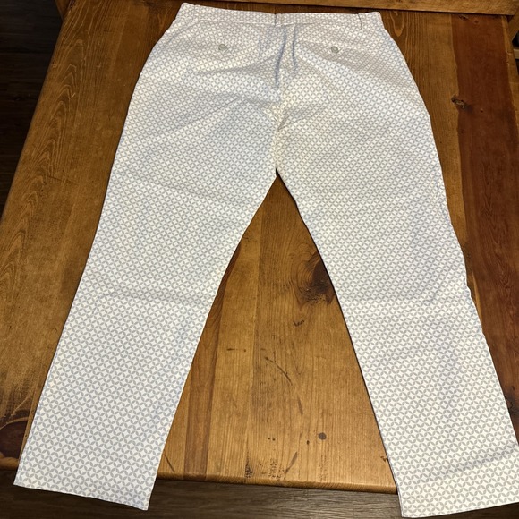 Gap Women's Khakis Slim City Size 12R Gray Print - Picture 7 of 7